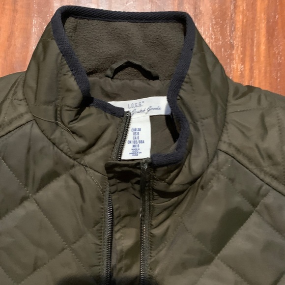 H&M Olive Quilted Jacket - Picture 2 of 2